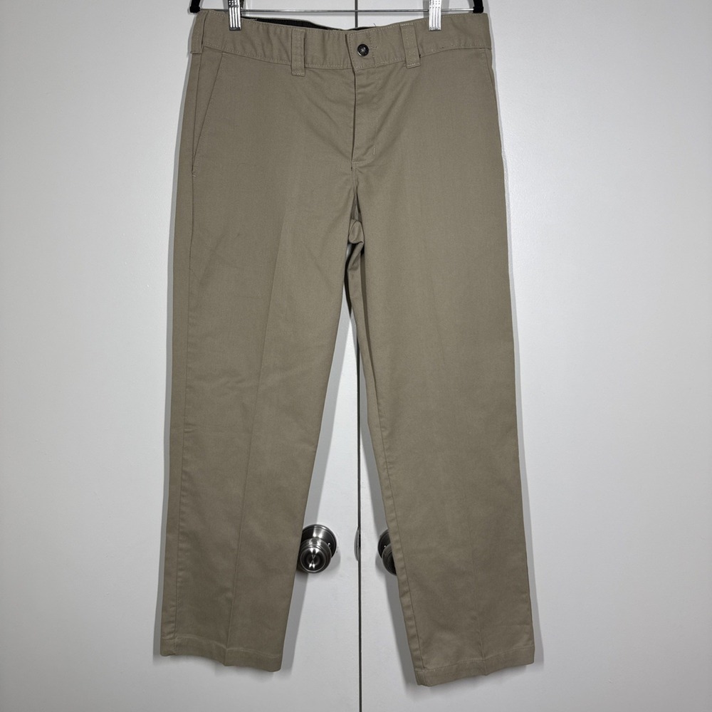 Dickies Mens Sz 34 x 30 67 Collection Flex Work Pants 34x28 Beige Streetwear EUC